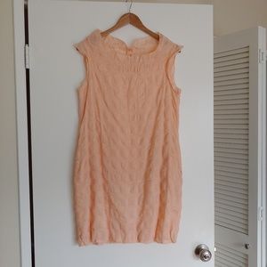 Jcrew peachy pink bubble dress